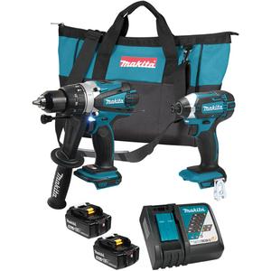 LXT Cordless Impact Driver & Hammer Drill/Driver Combo Kit - 18 V, Lithium-Ion