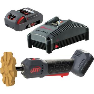 20V Cordless Adhesive Remover Kit with 4" Pad & Battery - 11", 3.1", 3.9", 3-Year Tool, 2-Year Battery, 3-Year Charger