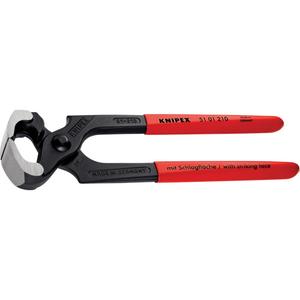 Hammerhead Style Carpenters' Pincers - 8-1/4", DIN ISO 9243, 2.2 mm Diameter, 25.5 mm