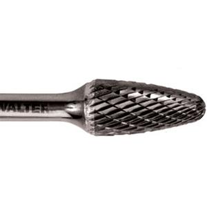 Double Cut Ballnose Tree Burr - SF-1, 1/4", 1/4", 5/8"