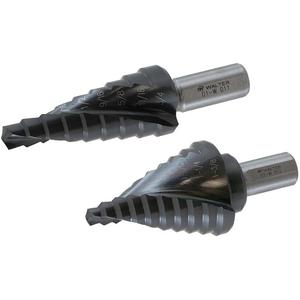 Multi-Step™ Drill Bit - High Speed Steel, 1-3/8", 1/4", 1/8", 3-3/16", Straight, 135°, 3/8", 10