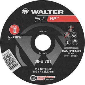 HP™ Depressed Center Grinding Wheel - 7", 1/4", 7/8", 28