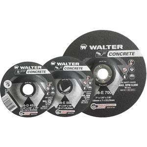 Depressed Centre Grinding Wheels - Concrete Type 27 - 4-1/2", 5", 1/4", 7/8", 13300, 27, C-24