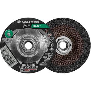 ALU™ Grinding Wheel - 4-1/2", 1/4", 5/8"-11, 13000, 27, Aluminum Oxide