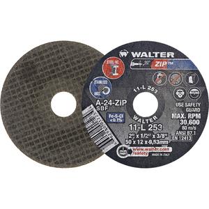 Zip™ Cut-Off Wheel - 2", 1/2", 3/8", 31000, 1, Aluminum Oxide, A-24-ZIP