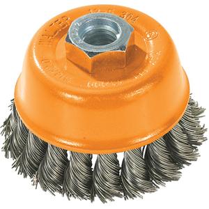 Wire Cup Brush - 3", Steel, 5/8"-11