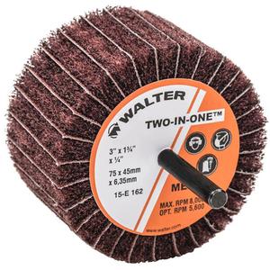 Two-In-One™ Flap Wheel - 3", 1-3/4", 1/4", Medium, 5600