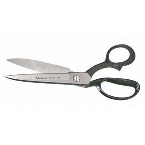 Wide Blade Industrial Shears - 4-3/4", 10-1/4", Rings, Offset, Ambidextrous
