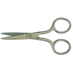 Embroidery & Sewing Scissors - 4-1/8", 1-1/4", Rings, Straight, Ambidextrous