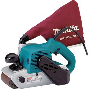 Belt Sander - 4" W x 24" L, 120 V, 11 A, 1640, 4" x 24" Abrasive Belt 80G, Dust Bag, Cork Rubber Plate, Steel Plate, 2.5 m/s², 86 dB(A)