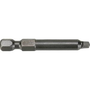 1/4" Square Recess Turned Body Power Bits - Square, 1/4", #1, 1-15/16", 1.25"