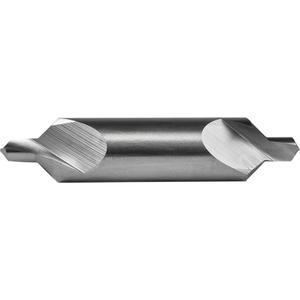 Combined Centre Drill and Countersink - High Speed Steel, #3, 0.1094", 0.1094", 1/4", 90°, 2", 120°, 5/8"