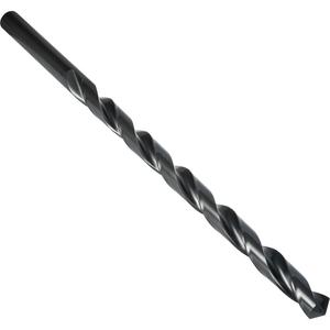 Extra Length Drill Bit - High Speed Steel, 5/32", 0.1563", 160 mm, 100 mm, 118°, Steam Tempered