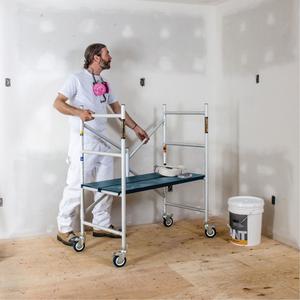 Mobile Work Scaffolding - Mini™ Scaffoldings - Aluminum, 48-1/2", 42", 3' 1/2", 1' 3/4, 4' 1/4, 600 lbs.