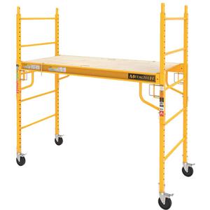 Mobile Work Scaffolding - Maxi Square Scaffolding - Steel, 74", 74"