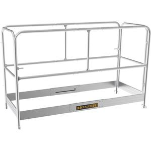 Mobile Work Scaffolding - Maxi Square Aluminum Scaffolding Accessories - Guard Rail, 30", 41-1/2", Aluminum