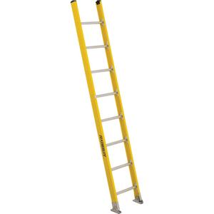 Industrial Extra Heavy-Duty Straight Ladders (5600 Series) - 8', 10', 12', 14', 16', Fibreglass, 375 lbs., 17.625", D, 1AA, 1AA, 15"