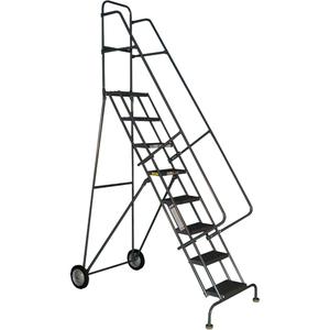 Steel Rolling Ladder - 3, 30", 16", Steel, 32.5", 29", 60", 450 lbs.