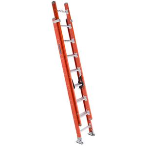 Multi-Section Extension Ladder - 13', Fibreglass, 300 lbs., 18.50", D, 1A, 1A, 16', Red