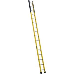 Single Manhole Ladder - 16', Fibreglass, 375 lbs., 14.50", Round, 1AA, 1AA