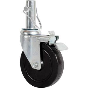 Caster for Scaffolding - 5", Non-threaded 1"