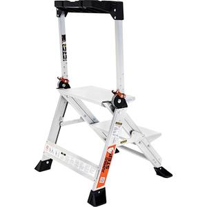 Jumbo Step™ Ladder - 1.5', Aluminum, 375 lbs., 21", 21", 1AA, 1AA, 2, 2', 30", 4"