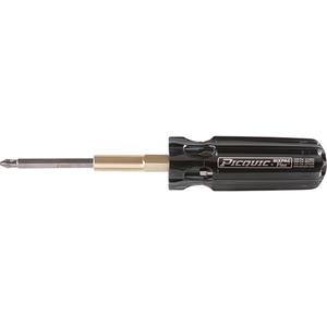 Sixpac Plus™ Multi-Bit Screwdrivers - Robertson #1, #2, #3; Phillips #2, #3; Slotted 3/16", 1/4"