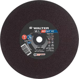 Ripcut™ Stainless Steel & Steel Cut-Off Wheel for Stationary Saws - 14", 1/8", 1", 4400, 1, Aluminum Oxide, A-24-FC, Stainless Steel & Steel