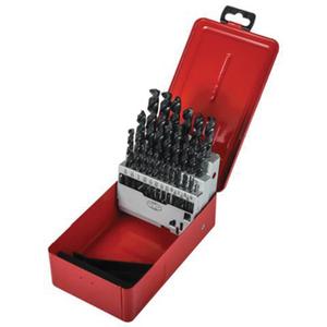 Jobber Drill Bit Set - 29, High Speed Steel, Steam Oxide, 135°