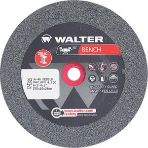 Bench Grinding Wheels - 6", 3/4", 1", Medium/46, 4100, 1