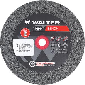 Bench Grinding Wheels - 6", 1", 1", Coarse/36, 4100, 1