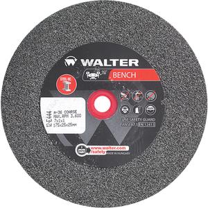 Bench Grinding Wheels - 7", 1", 1", Coarse/36, 3600, 1