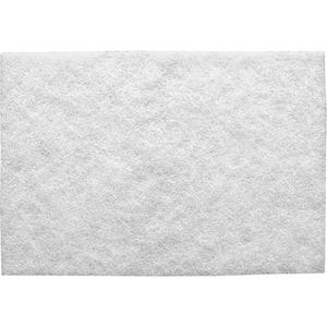 Standard Abrasives™ White Cleaning Hand Pad 827525 - 6" x 9", Super Fine, Nepheline Syenite