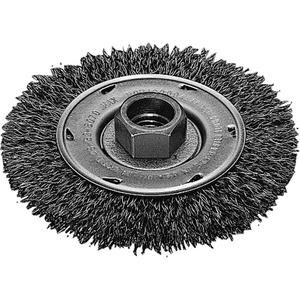 Twist Know Wire Wheel - 4", 3/8", 0.02", Stainless Steel, 5/8"-11