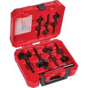 Contractor's Selfeed Bit Kit - 7, High Speed Steel