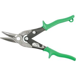 Metalmaster® Compound Snips - 1-3/8", 18-Gauge Steel, 9-3/4", Straight, Green, Right, Green