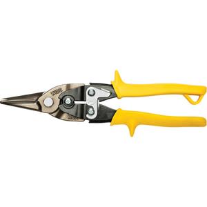 Metalmaster® Compound Snips - 1-1/2", 18-Gauge Steel, 9-3/4", Straight, Yellow, Straight