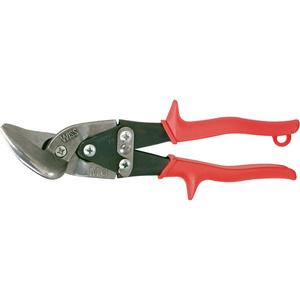 Metalmaster® Offset Snips - 1-1/4", 18-Gauge Steel, 9-1/4", Straight, Red, Left/Straight, Red