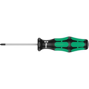 Pozidriv Screwdriver - #0, 2-3/8", Round, Plastic, 5-9/16", Round