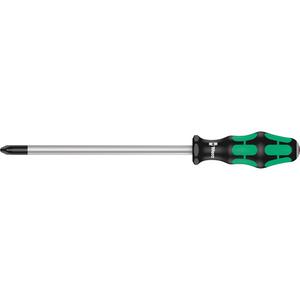 Pozidriv Screwdriver - #4, 8", Round, Plastic, 12-1/4", Round