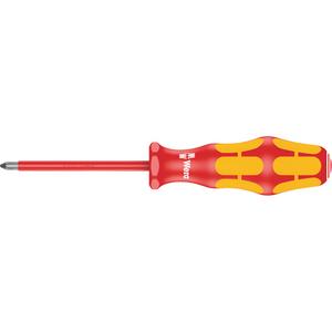 Phillips insulated screwdriver # 1 - 1000 V, 7", Philips, #1, Plastic, 3-1/8", Round