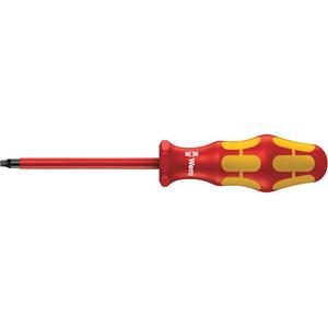 Insulated Square Plus Screwdriver - #2, 4", Round, Plastic, 8-1/16"
