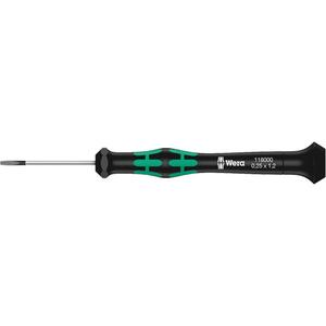Micro Series Precision Screwdriver - Slot Cabinet, 1.2 mm, 1-9/16", Round, Plastic, 5-13/32"