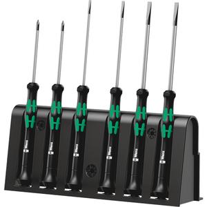 Micro Series Screwdriver Set with Rack - 6 Pcs., Non Magnetic