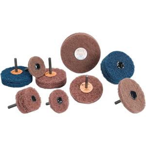 Standard Abrasives™ Buff & Blend Wheel - 3", 1/4", 2", 3", Medium, 1/4", Aluminum Oxide