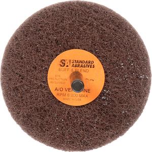 Standard Abrasives™ Buff & Blend Wheel - 3", 1", 2", 3", Very Fine, 1/4", Aluminum Oxide