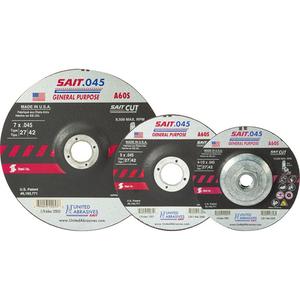 Sait™ Cutting Wheel - 5", 0.045", 7/8", 12200, 27, Aluminum Oxide, A60S