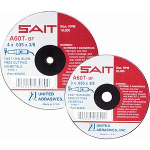 Cut-Off Wheel - 4", 0.045", 5/8", 13500, 27, Aluminum Oxide