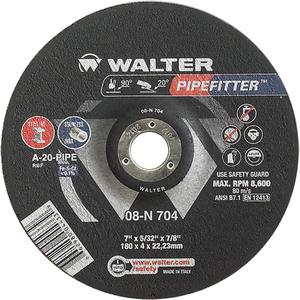 PIPEFITTER™ Grinding Wheel - 7", 5/32", 7/8", 8600, 27, A-20-PIPE