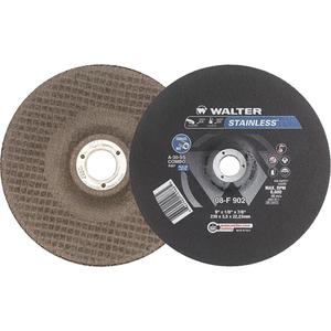 Stainless Steel Depressed Centre Grinding Wheels - 9", 1/8", 7/8", 6800, 27, A-30-SS-COMBO